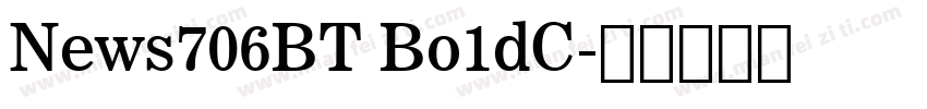 News706BT Bo1dC字体转换